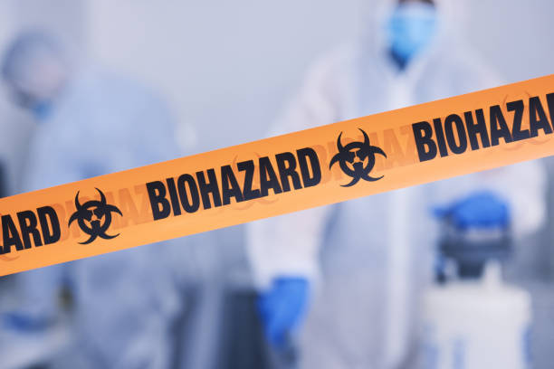 Professional Biohazard technician working in Fountain, NC
